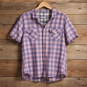 PD&C XL Plaid/Check Cotton Button Down Shirt